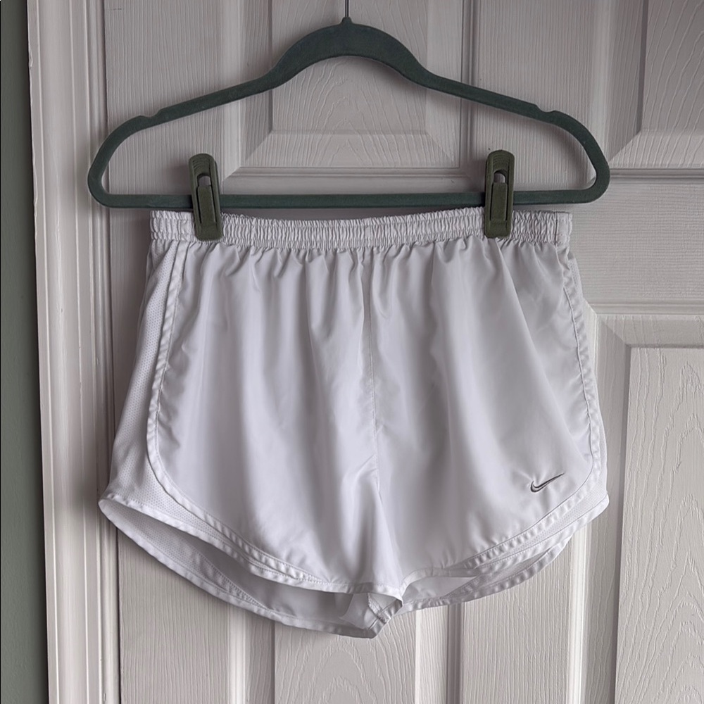 Nike Women's White Tempo Running Shorts